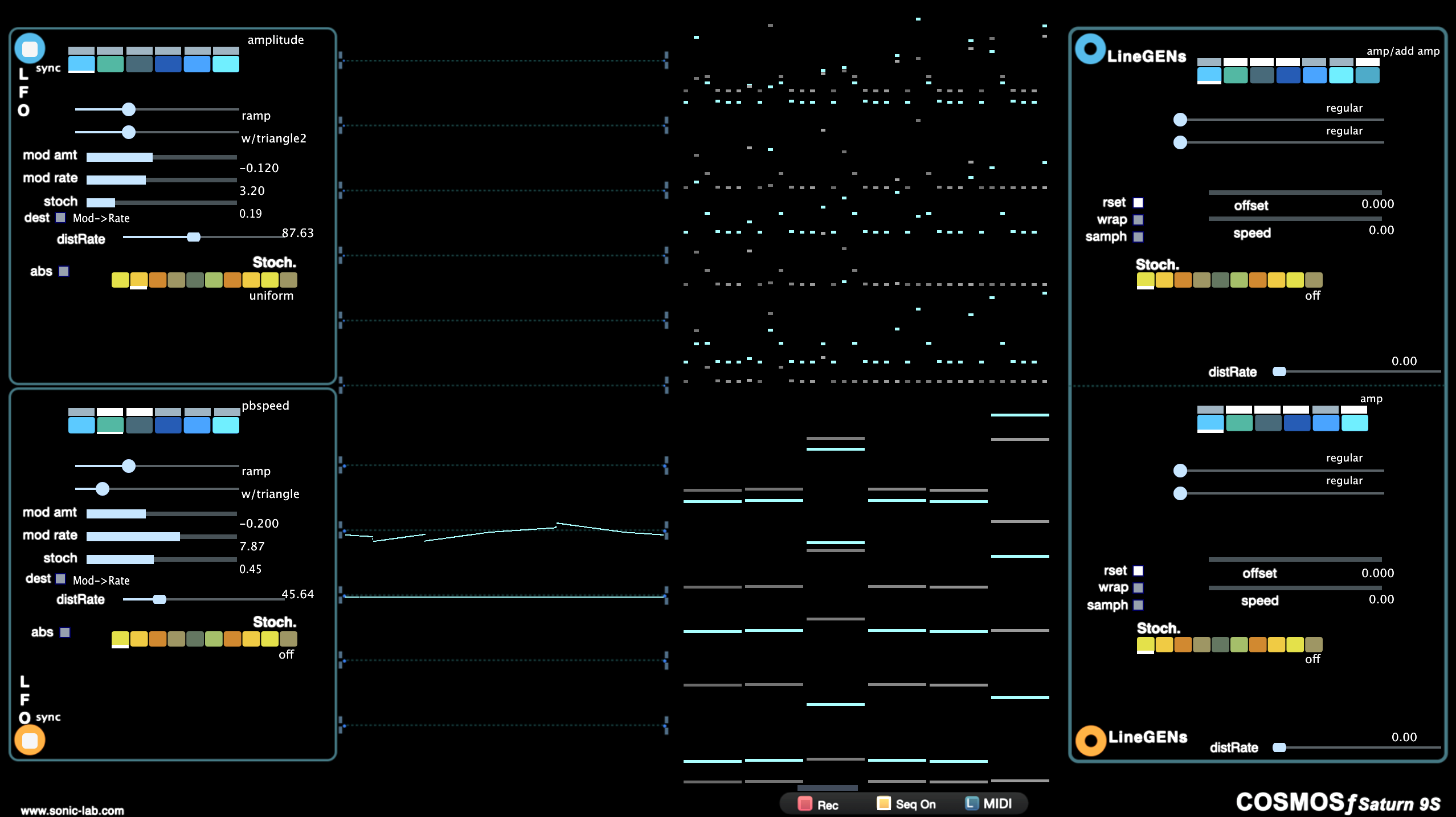 Cosmosf Saturn interface detail