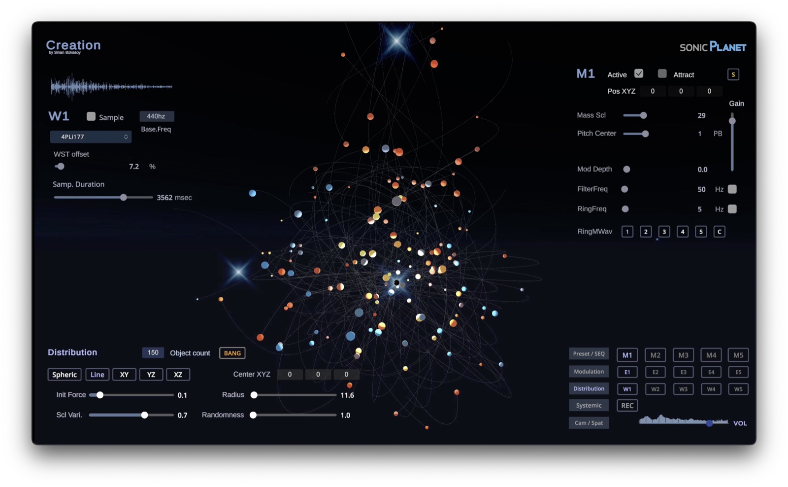 Creation sonic texture architecture