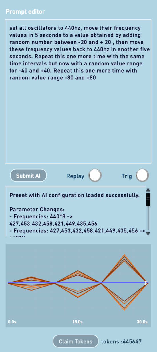 Fundamental 4 AI interface detail