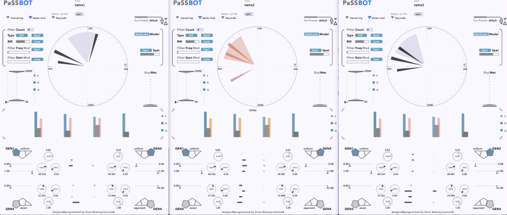 PaSSBot filter bank detail