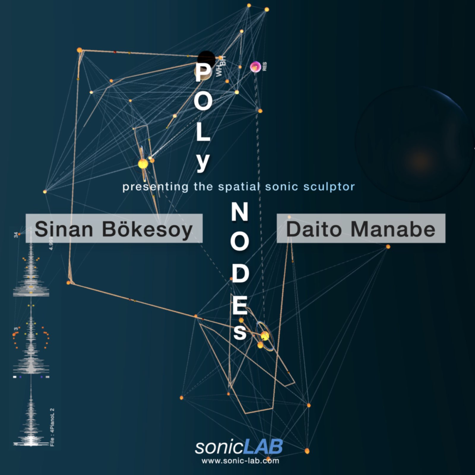 PolyNodes launch poster — dark
