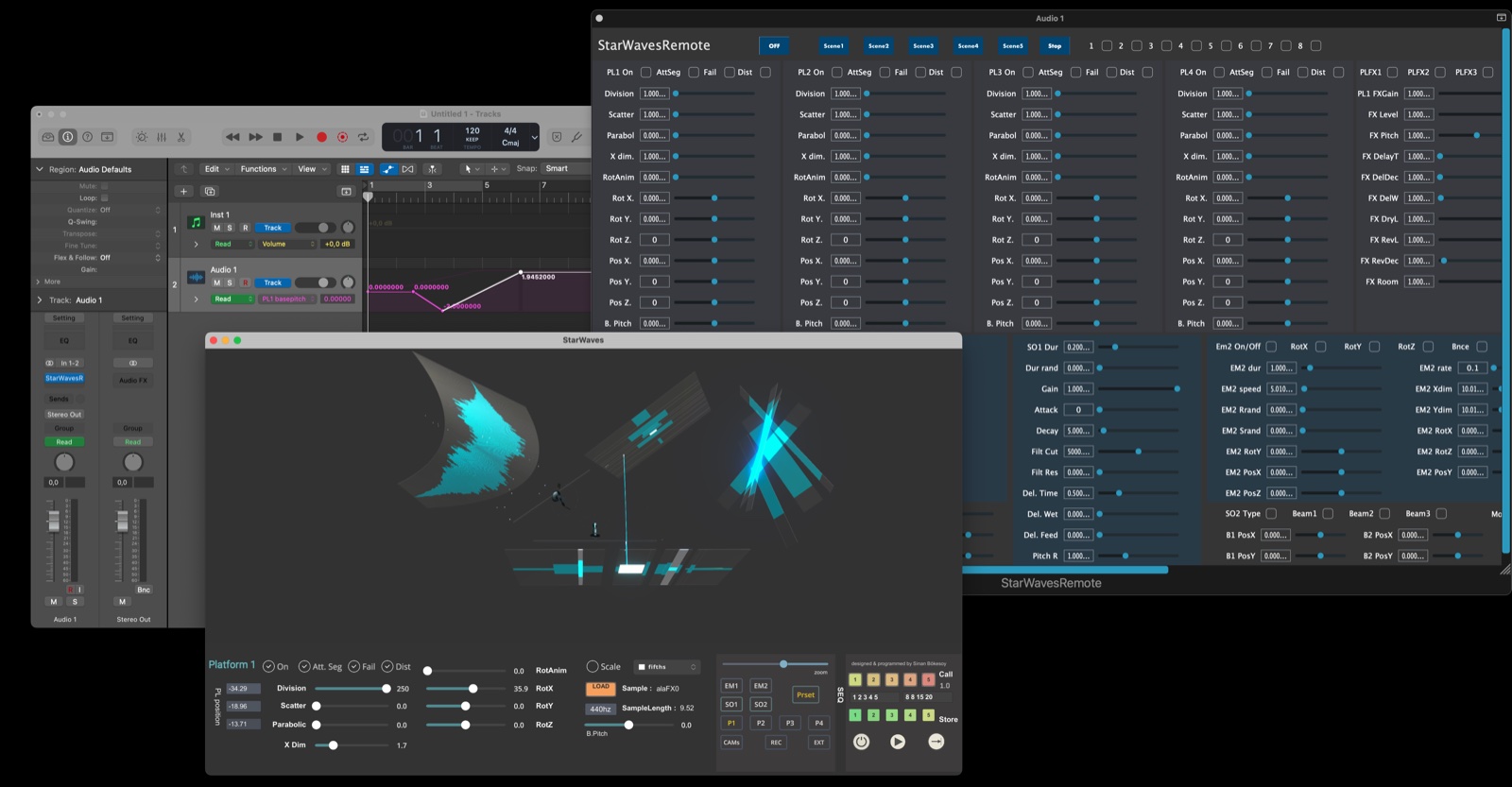 StarWaves particle transmitters